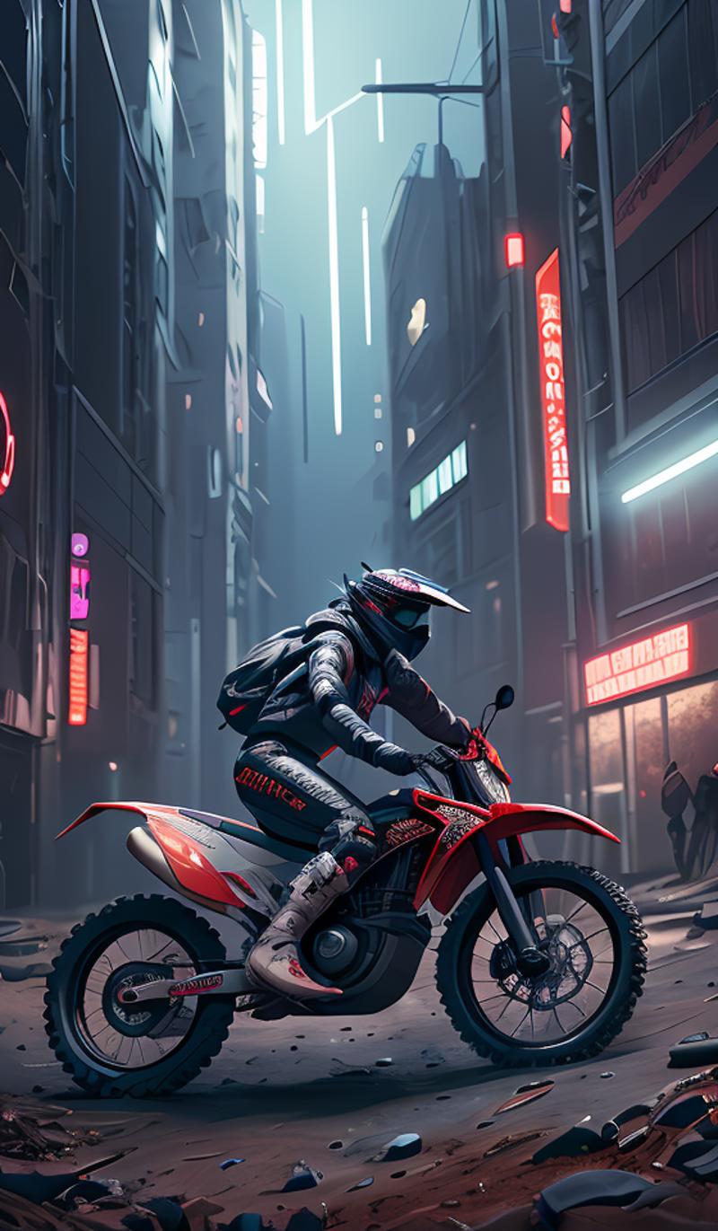 09302-2736527884-kyoto animation girl wearing cyberpunk intricate streetwear riding dirt bike, respirator, detailed portrait, cell shaded, 4 k, c.png